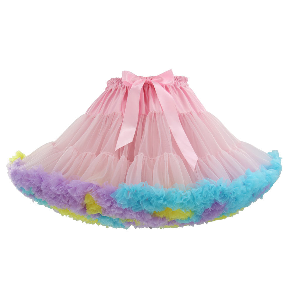 Daily 40cm Length Cloud Colorful Petticoat