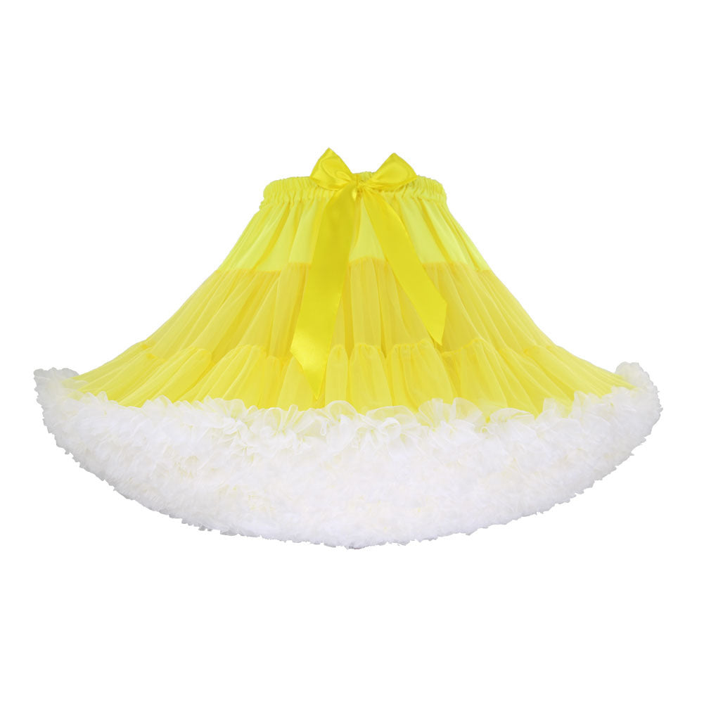 Daily 40cm Length Cloud Colorful Petticoat