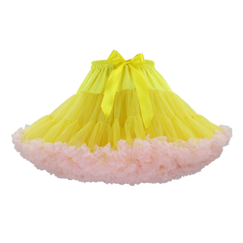 Daily 40cm Length Cloud Colorful Petticoat