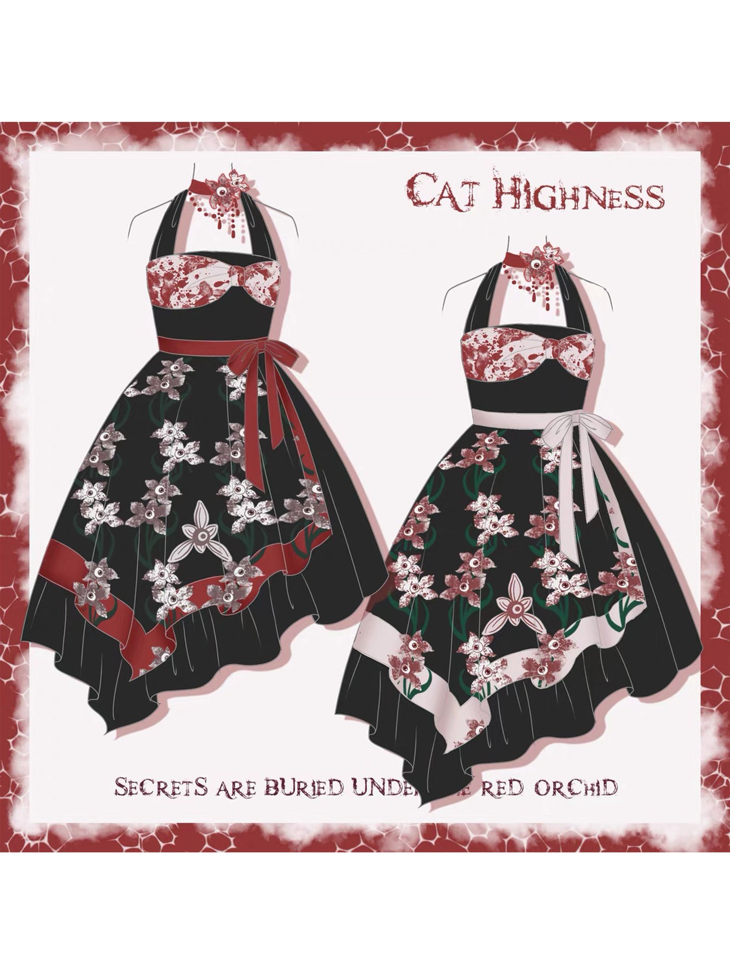 JSK ♥Ready to Ship♥Gaze Into The Abyss♥ Classic Lolita JSK Dress