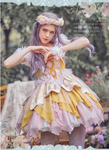 JSK Dress♥Ready to Ship♥ Elf Princess♥ Lovely Lolita Dress