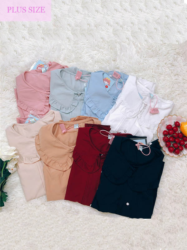 Bell Sleeve Versatile Long Sleeve Blouse