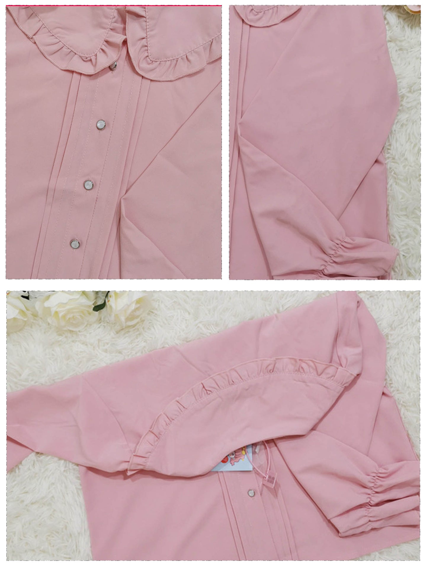 Bell Sleeve Versatile Long Sleeve Blouse