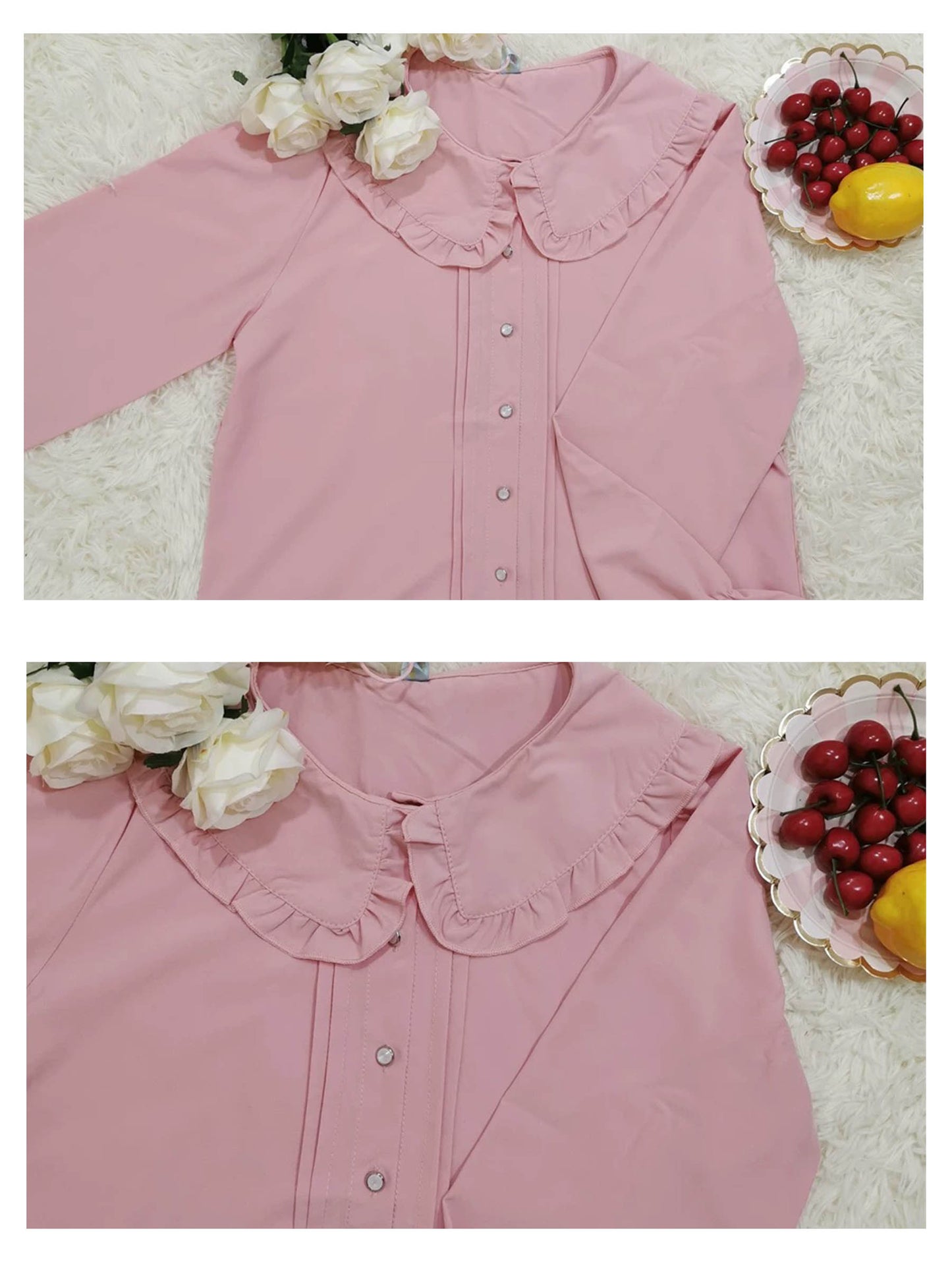 Bell Sleeve Versatile Long Sleeve Blouse
