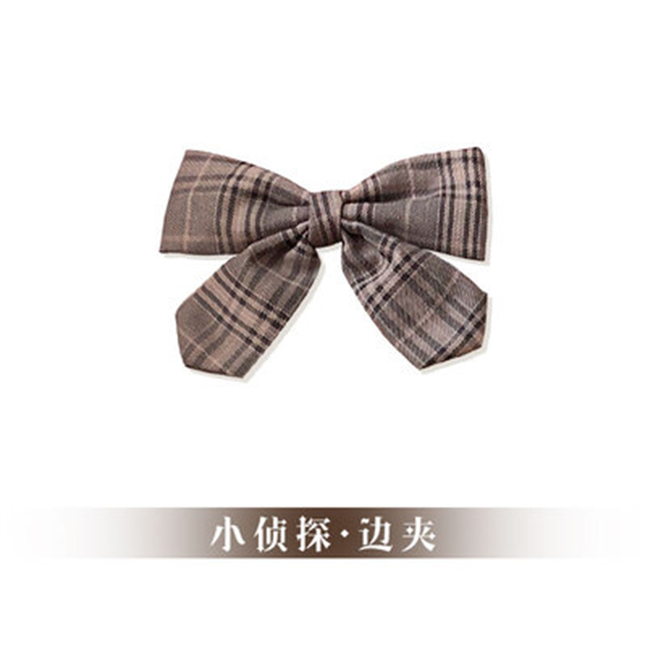 Vanilla Latte Little Detective SK Lolita Dress Matching Hat/ Hair Clips