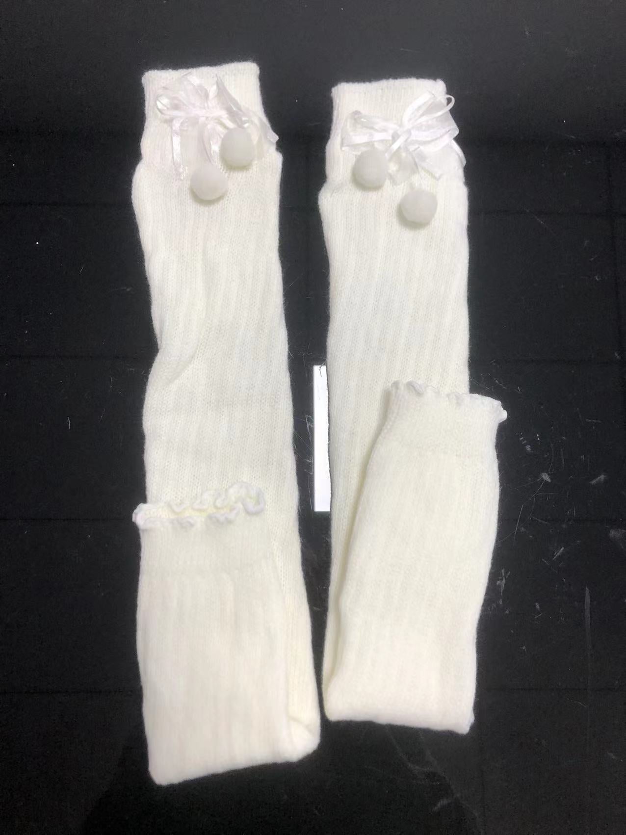 White Lolita Leg Warmers