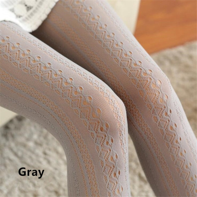 Lolita Socks Lace Pantihose Knit Stocking