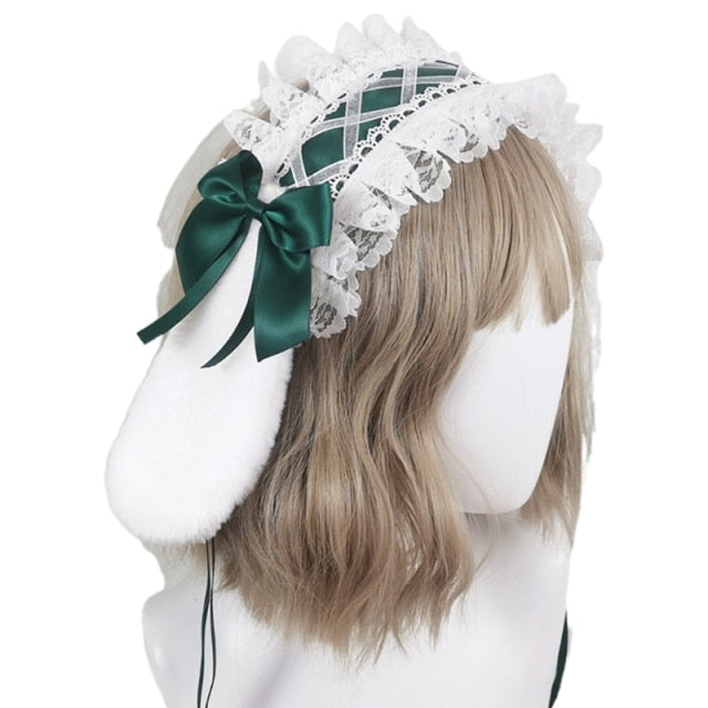 Anime Lolita Bunny Ears Hairband Sweet Bow