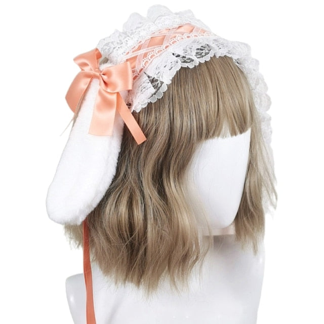 Anime Lolita Bunny Ears Hairband Sweet Bow