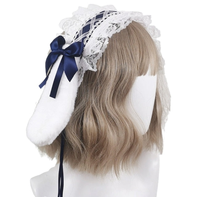 Anime Lolita Bunny Ears Hairband Sweet Bow