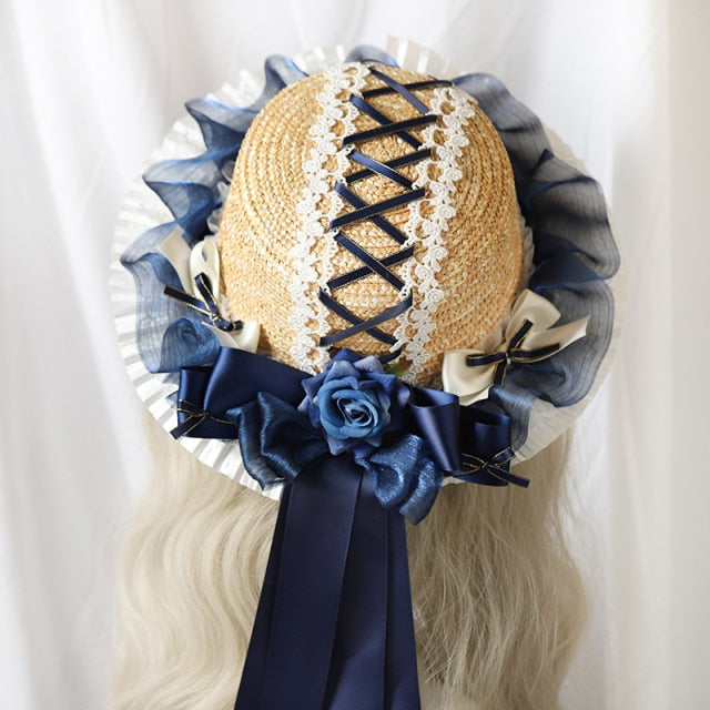 Hand made LOLITA straw hat