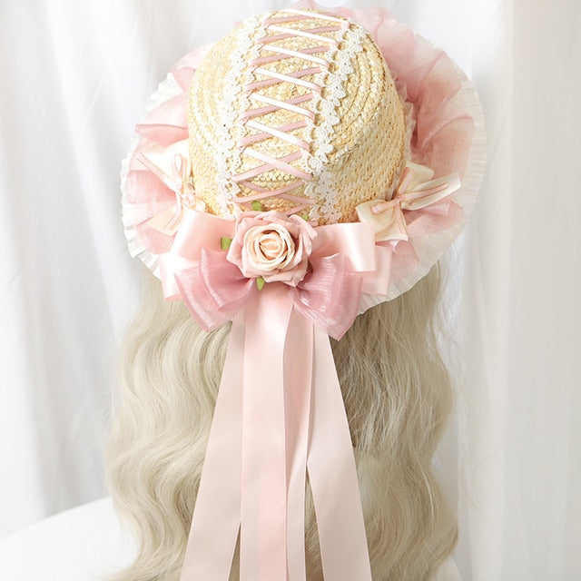 Hand made LOLITA straw hat