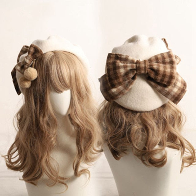 LolitaSweet Woolen Handmade Hat Headdress
