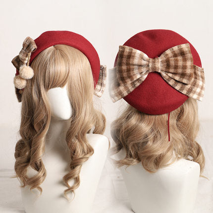 LolitaSweet Woolen Handmade Hat Headdress