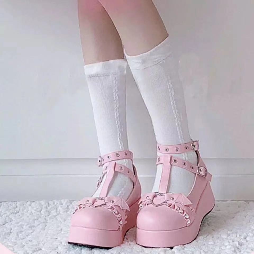 JK Goth Lolita Shoes Plus Size
