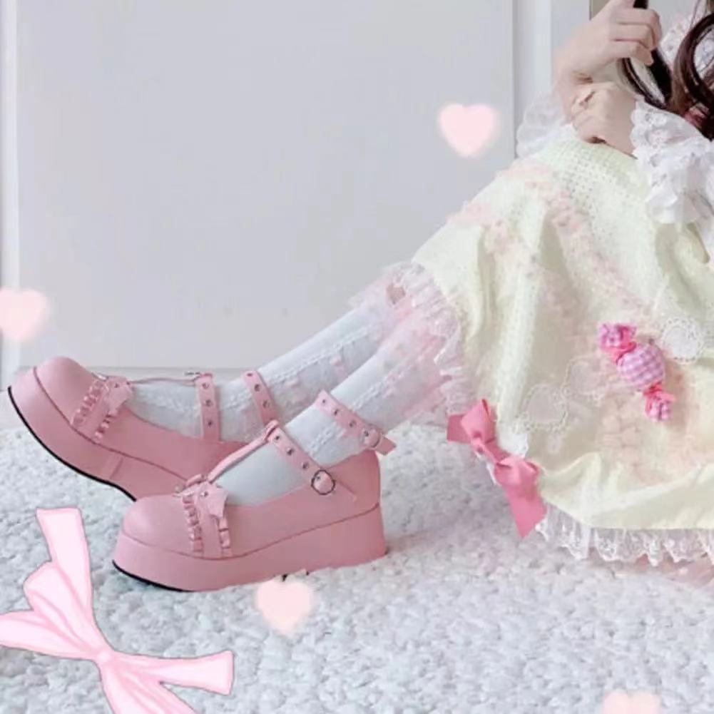 JK Goth Lolita Shoes Plus Size