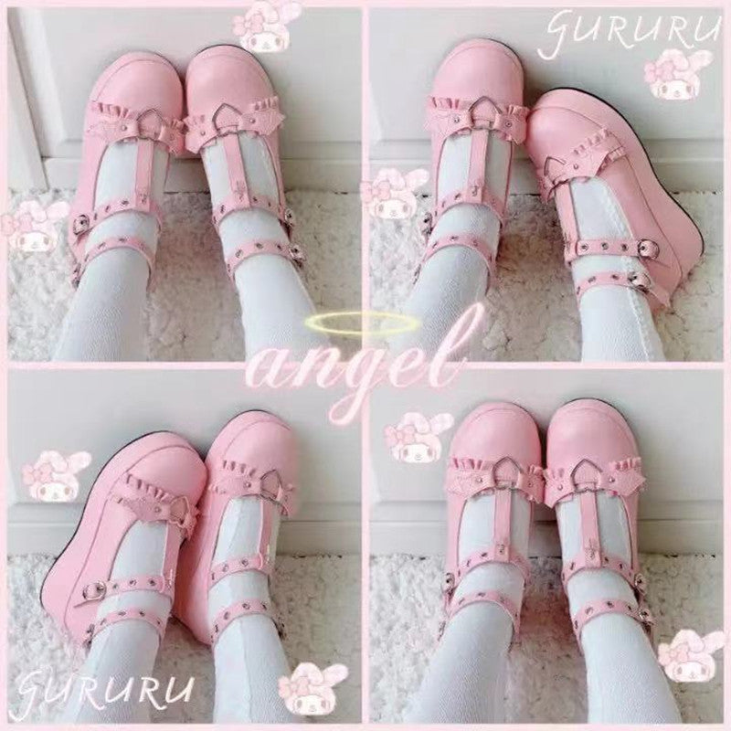 JK Goth Lolita Shoes Plus Size
