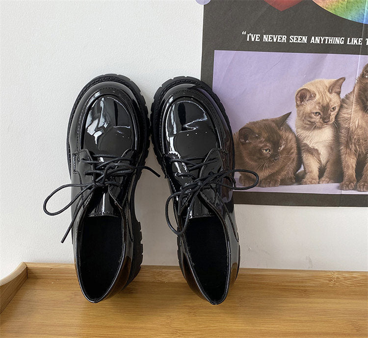Lace Up Lolita Oxford Shoes Girls