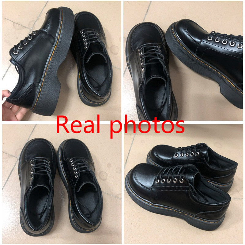 Platforms lolita shoes School Girls Kawaii Round Toe Platform