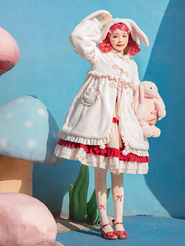 Winter Coats♥Ready to Ship♥Long Eared Rabbit♥Sweet Lolita Coat