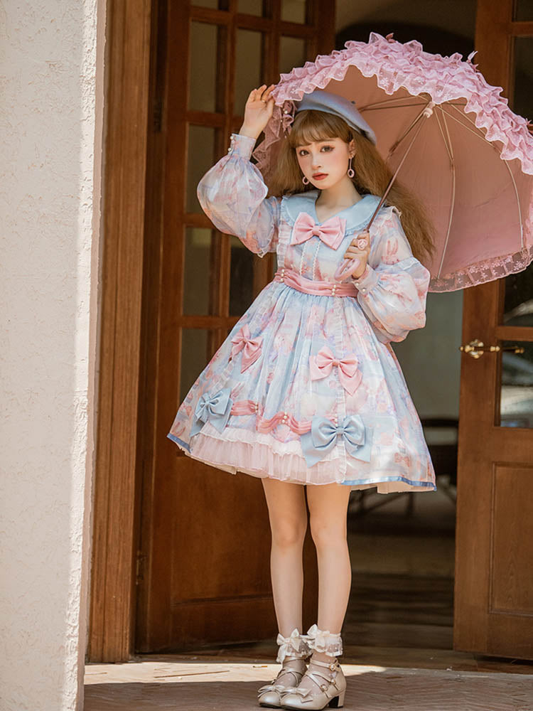 OP Ready to ShipRabbit Candy Wrapper Sweet Lolita Dress nbsama OP Ready to ShipRabbit Candy Wrapper Sweet Lolita Dress nbsama