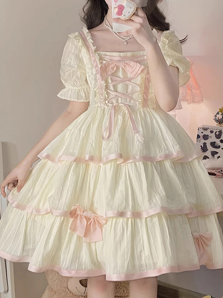 Plus Size♥OP Dress♥ Ready to Ship♥Sweet  Elegant Daily Lolita Dress