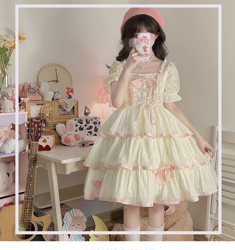 Plus Size♥OP Dress♥ Ready to Ship♥Sweet  Elegant Daily Lolita Dress