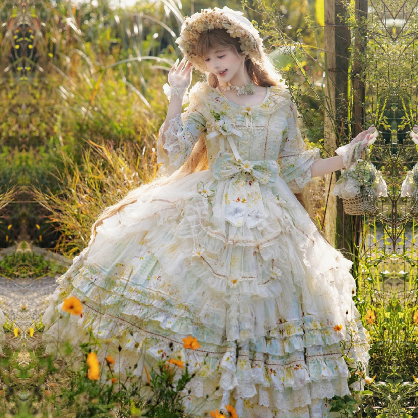 OP  Dress♥Ready to Ship♥Daisy♥Classic Lolita Dress♥ By Cat Fairy Lolita