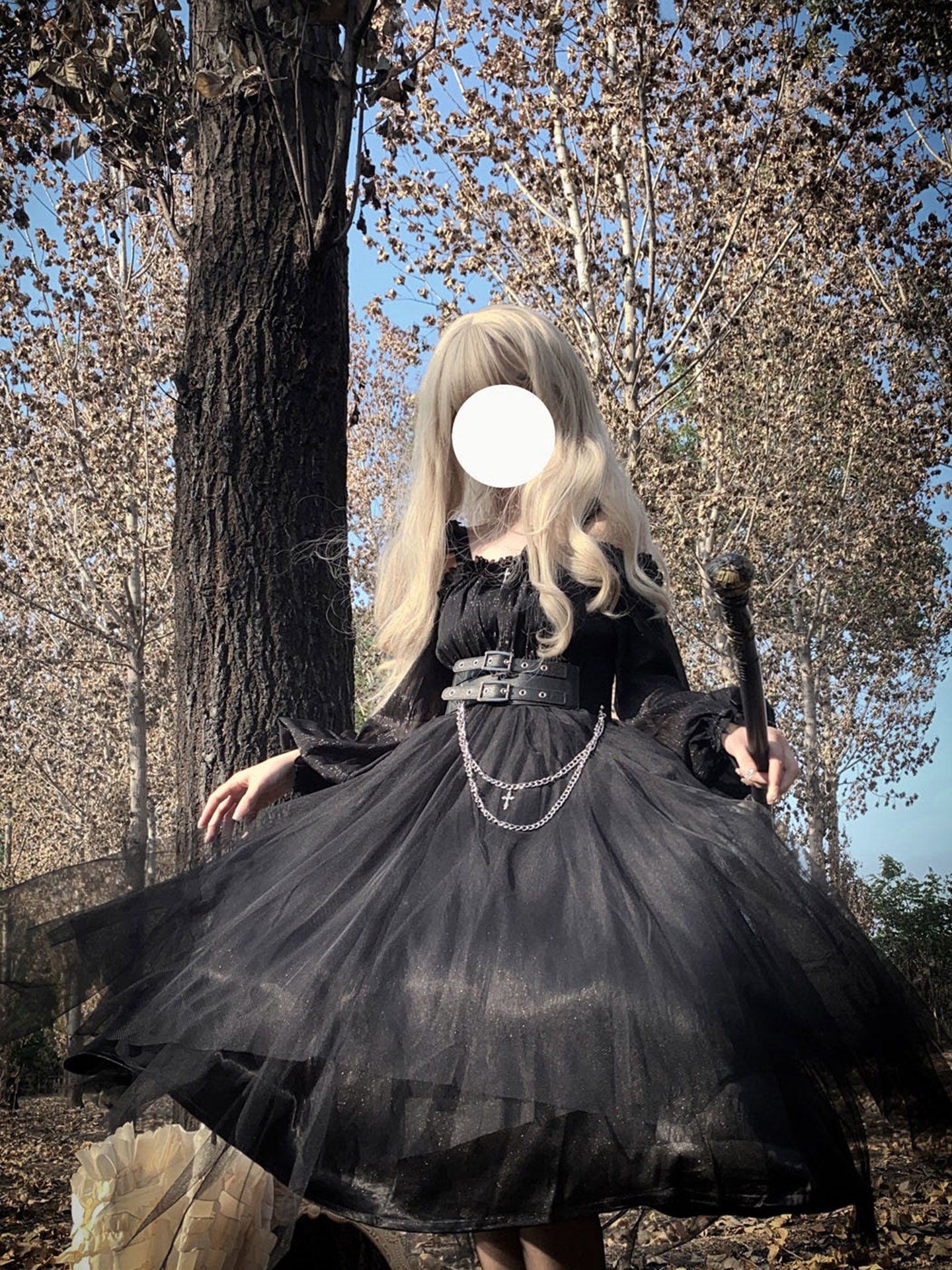 Plus Size♥OP Dress♥ Ready to Ship♥Black Devil Gothic Lolita Dress