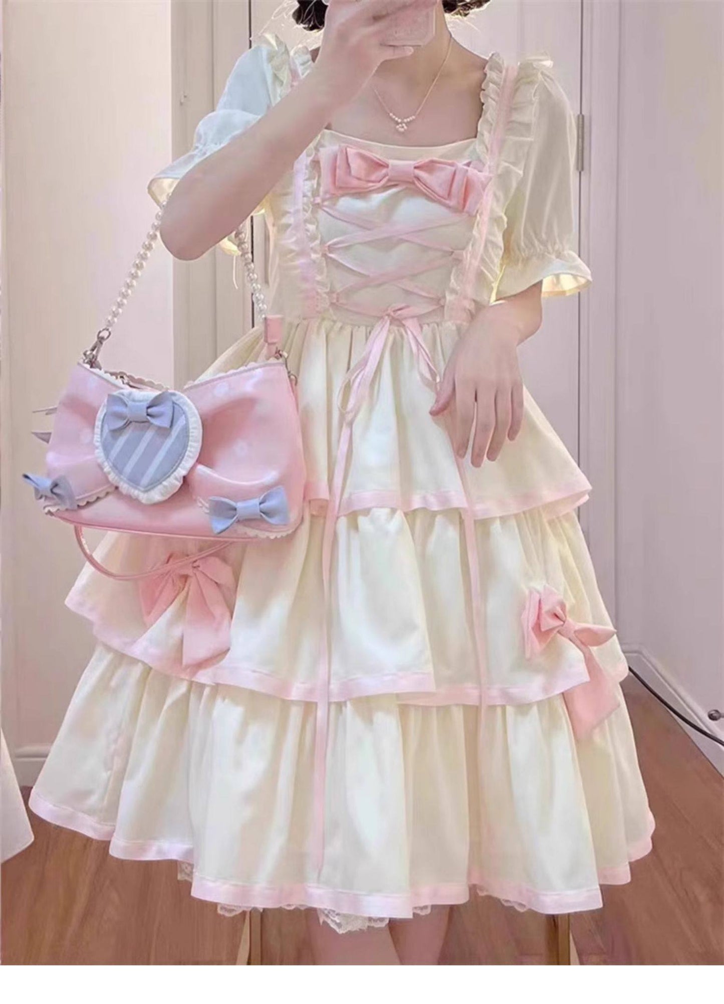 Plus Size♥OP Dress♥ Ready to Ship♥Sweet  Elegant Daily Lolita Dress