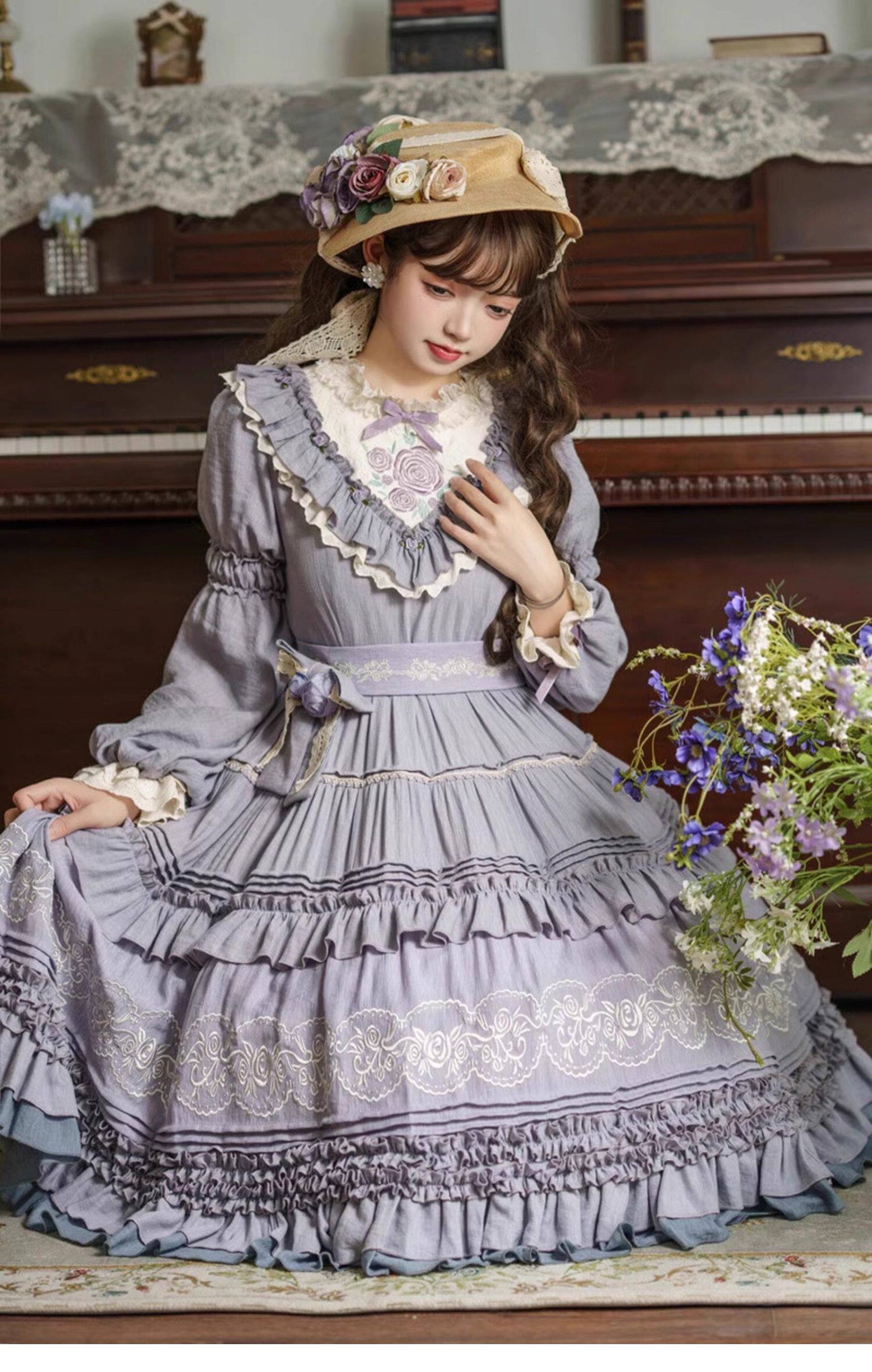 Plus Size♥OP Dress♥ Ready to Ship♥Classic Lolita Dress