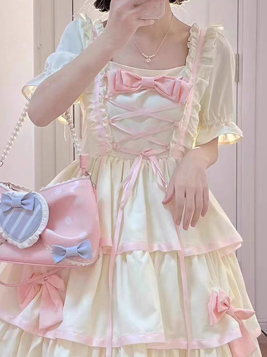 Plus Size♥OP Dress♥ Ready to Ship♥Sweet  Elegant Daily Lolita Dress