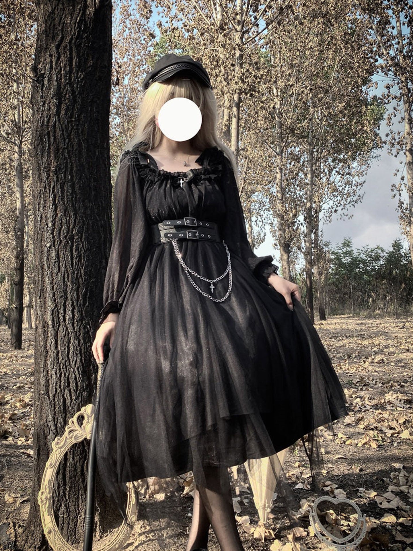 Plus Size♥OP Dress♥ Ready to Ship♥Black Devil Gothic Lolita Dress