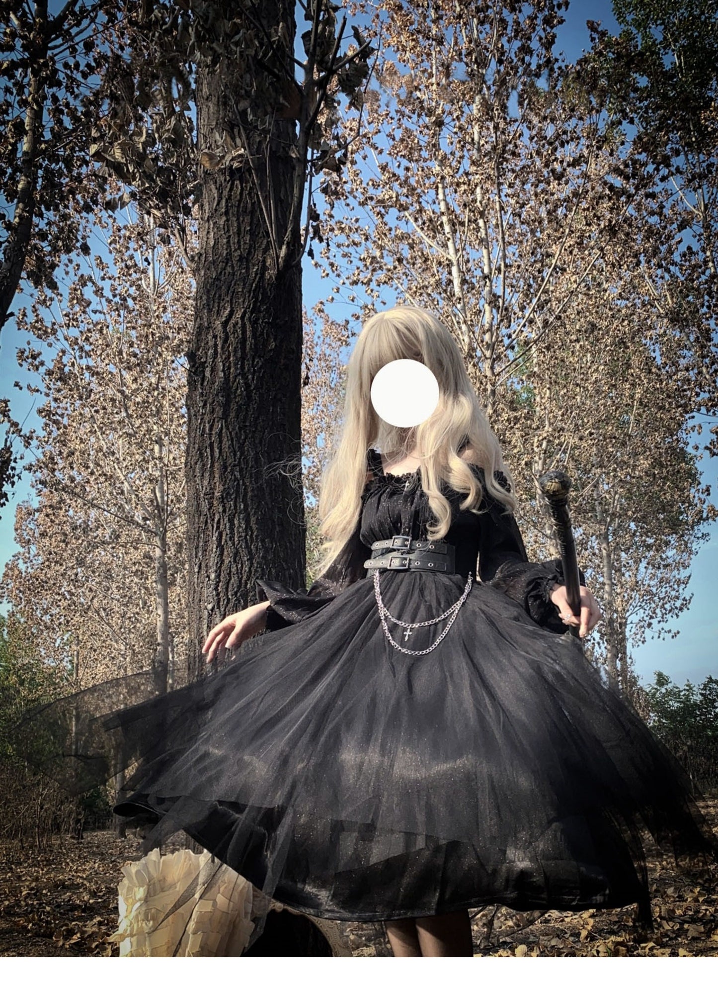Plus Size♥OP Dress♥ Ready to Ship♥Black Devil Gothic Lolita Dress