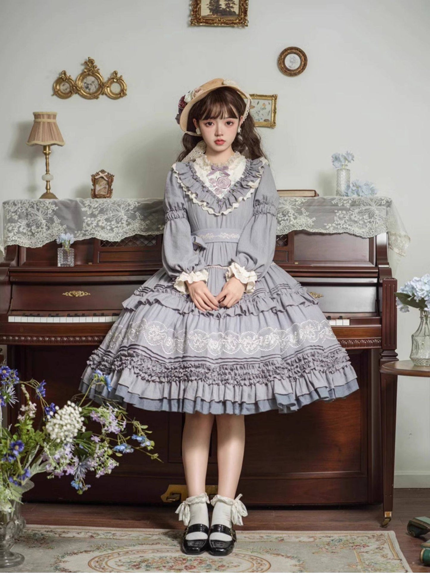 Plus Size♥OP Dress♥ Ready to Ship♥Classic Lolita Dress