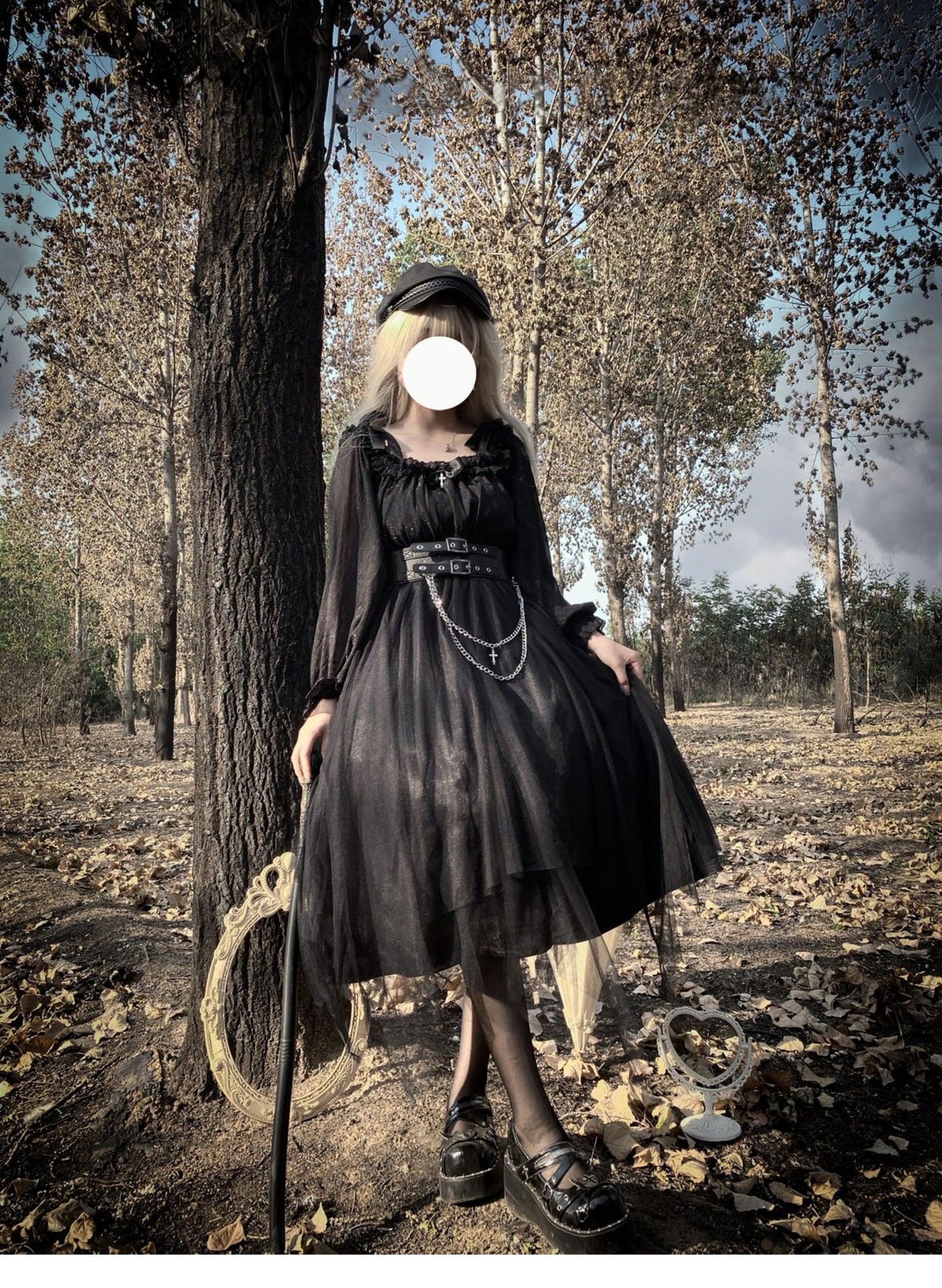 Plus Size♥OP Dress♥ Ready to Ship♥Black Devil Gothic Lolita Dress