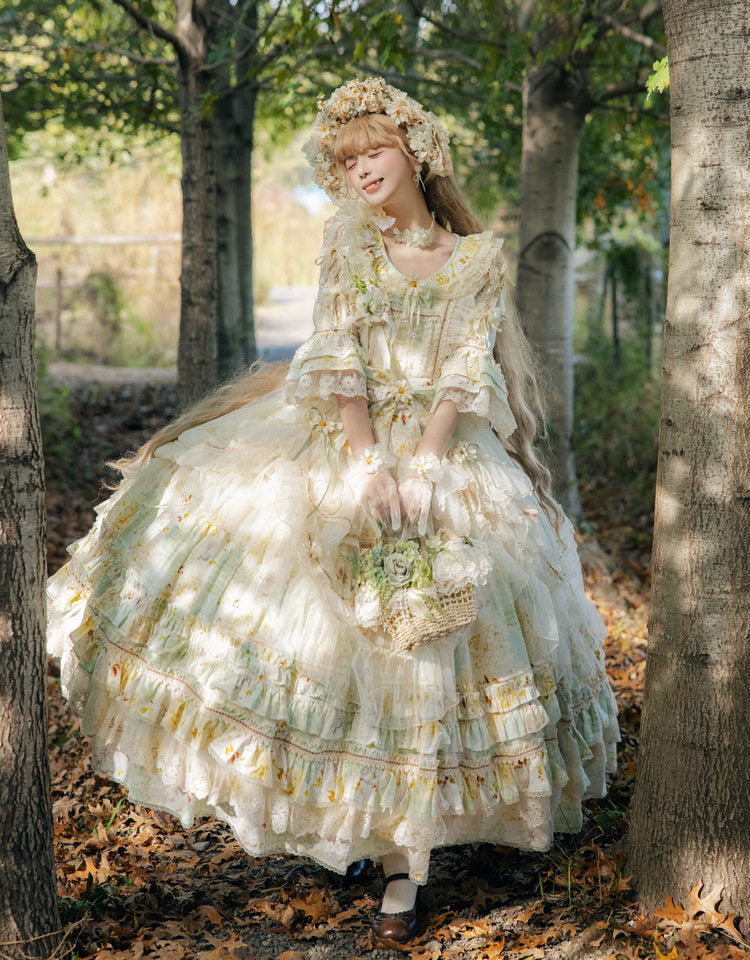 OP  Dress♥Ready to Ship♥Daisy♥Classic Lolita Dress♥ By Cat Fairy Lolita