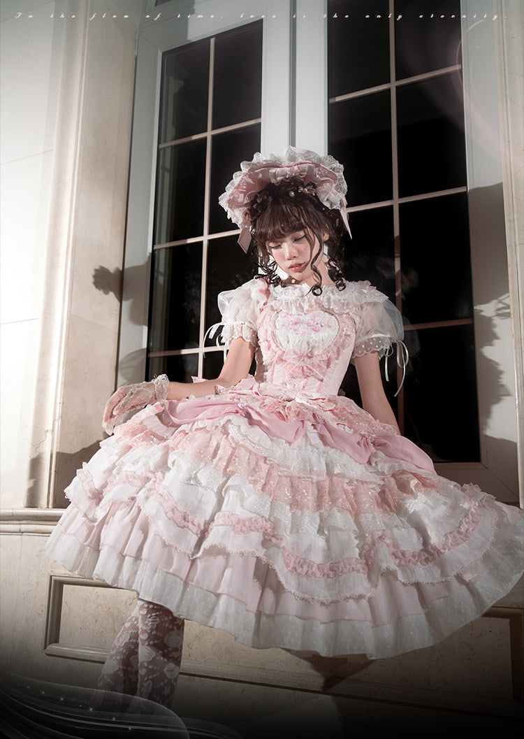 JSK Dress♥Ready to Ship♥ Wedding Poem By Honey Machine♥Sweet Lolita Dress