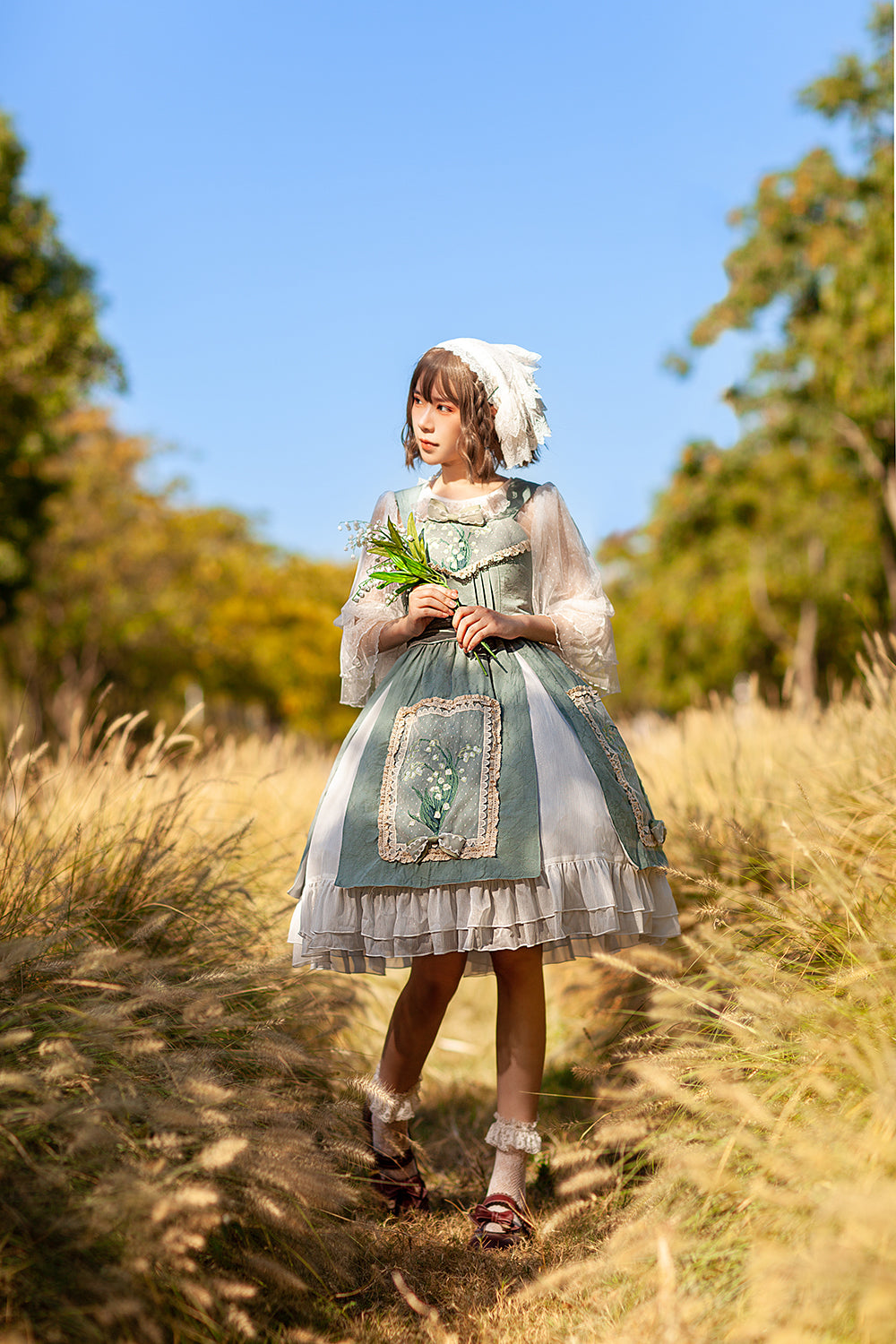 JSK Dress♥Ready to Ship♥ Lily of the Valley♥ Classic Lolita Dress