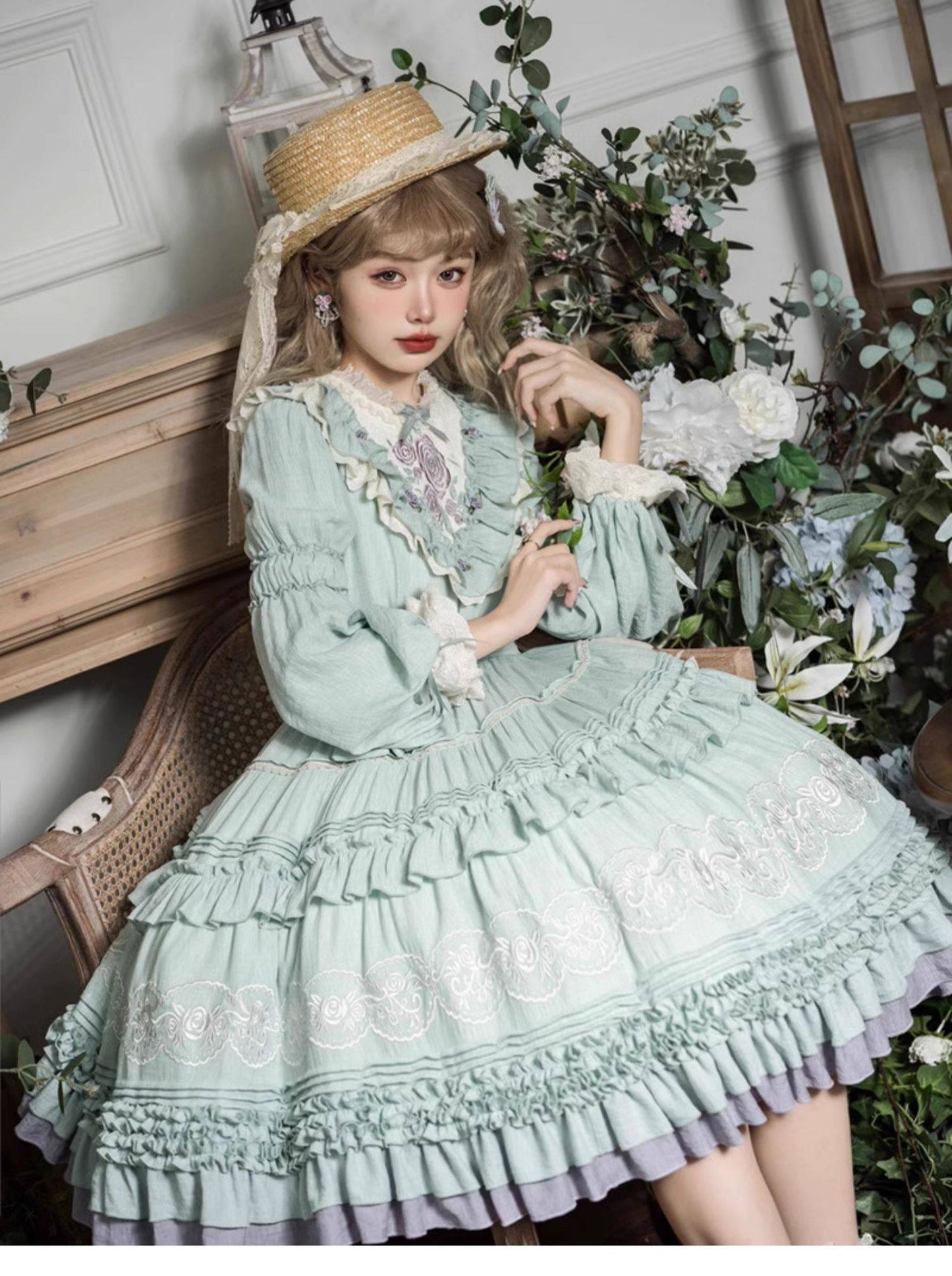 Plus Size♥OP Dress♥ Ready to Ship♥Classic Lolita Dress