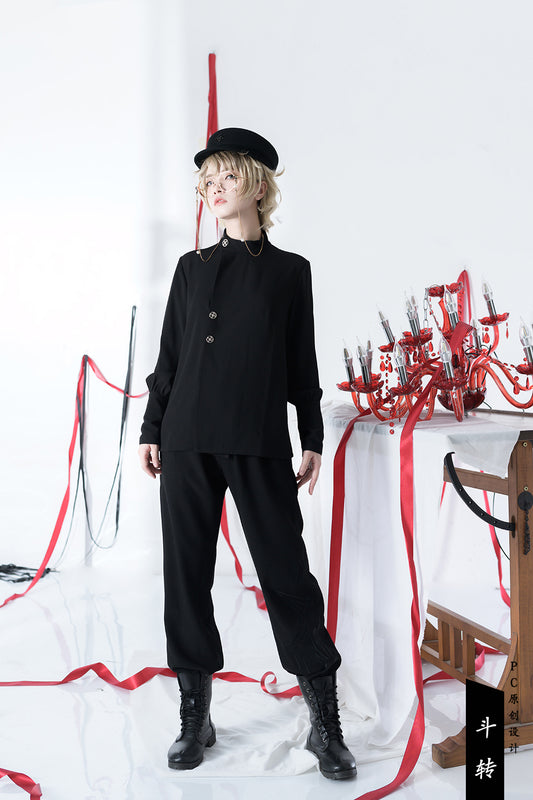 Ouji Embroidered Pants♥Ready to Ship♥Passage of Time♥Ouji