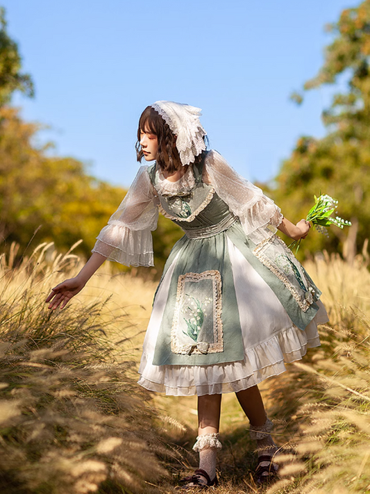 JSK Dress♥Ready to Ship♥ Lily of the Valley♥ Classic Lolita Dress