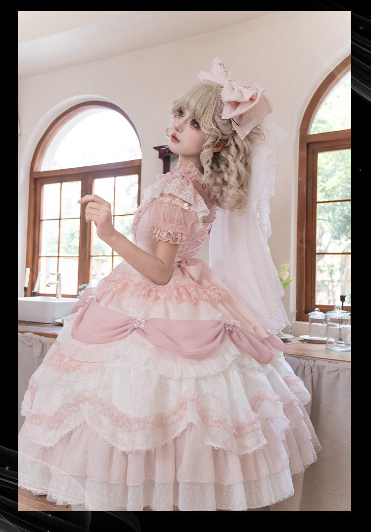 JSK Dress♥Ready to Ship♥ Wedding Poem By Honey Machine♥Sweet Lolita Dress