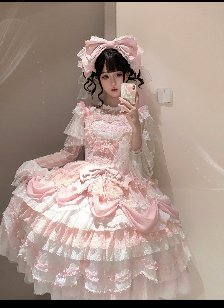 JSK Dress♥Ready to Ship♥ Wedding Poem By Honey Machine♥Sweet Lolita Dress