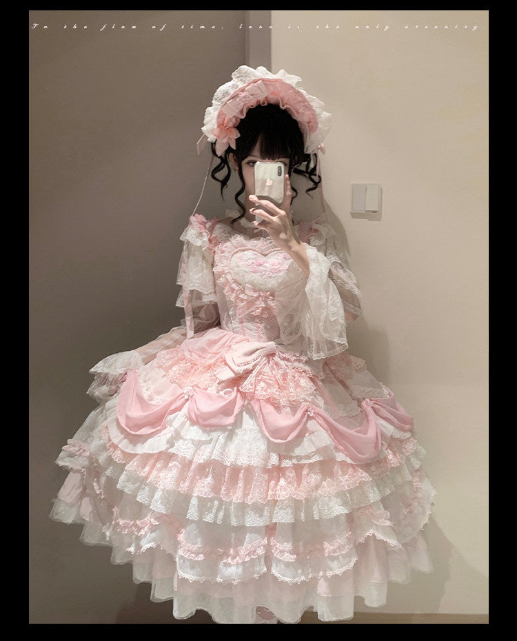 JSK Dress♥Ready to Ship♥ Wedding Poem By Honey Machine♥Sweet Lolita Dress