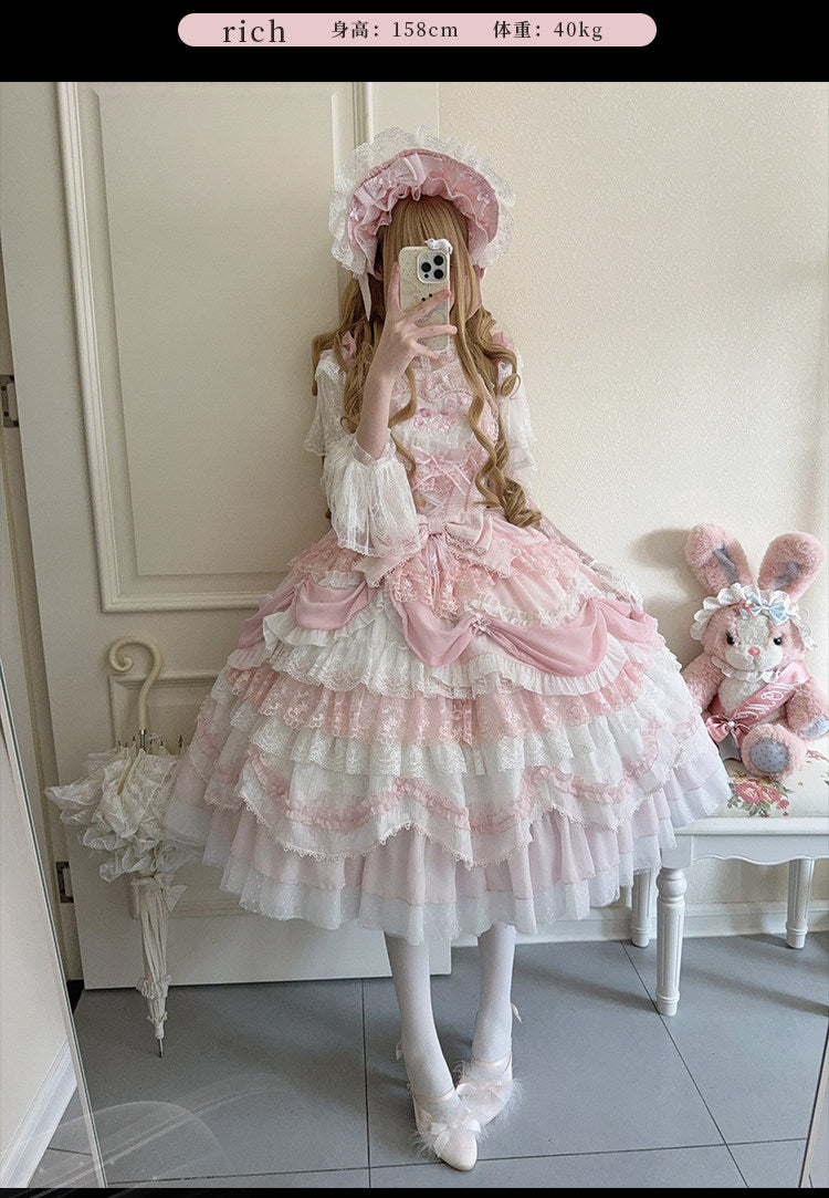 JSK Dress♥Ready to Ship♥ Wedding Poem By Honey Machine♥Sweet Lolita Dress