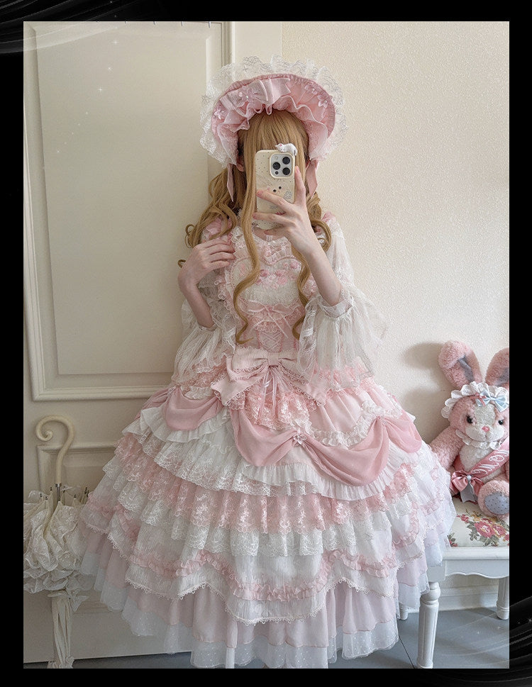 JSK Dress♥Ready to Ship♥ Wedding Poem By Honey Machine♥Sweet Lolita Dress
