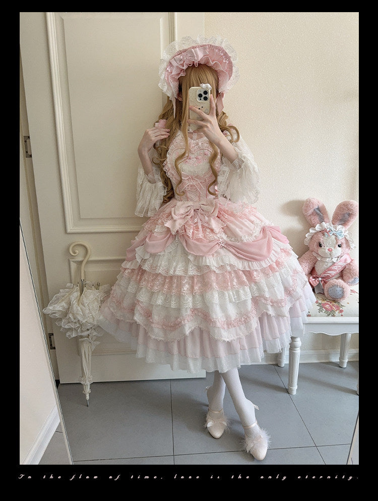 JSK Dress♥Ready to Ship♥ Wedding Poem By Honey Machine♥Sweet Lolita Dress