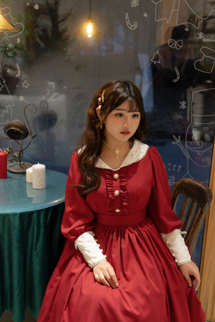 OP Dress♥Ready to Ship♥ Lola's Diary Long Blouse Version♥Sweet Lolita Dress