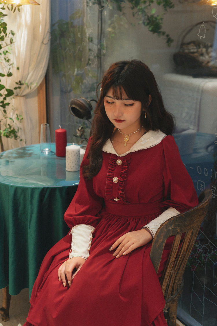 OP Dress♥Ready to Ship♥ Lola's Diary Long Blouse Version♥Sweet Lolita Dress